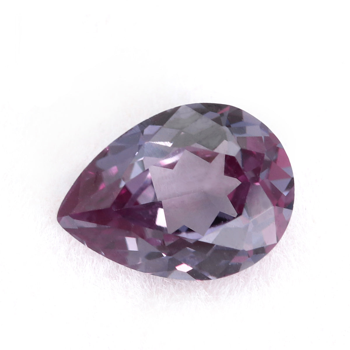 5A Lab Alexander red Corundum Pear Cut