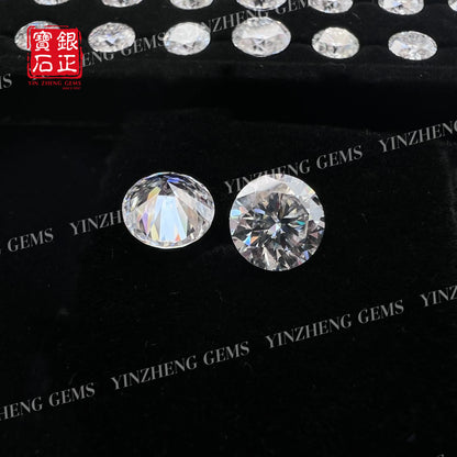 6A Grade Round D Color Moissanite 3.0-10.0MM