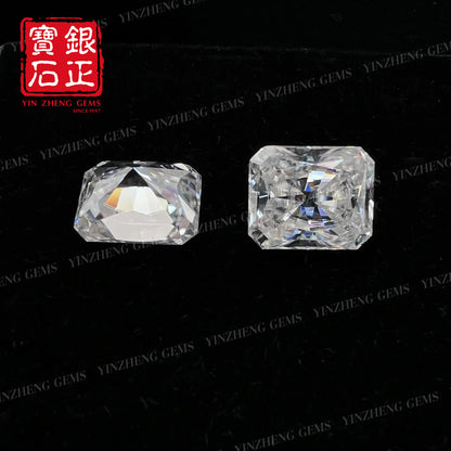 6A Grade Radiant Shape D Color Moissanita