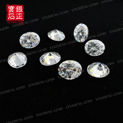 6A Grade Oval Shape D Color Moissanite