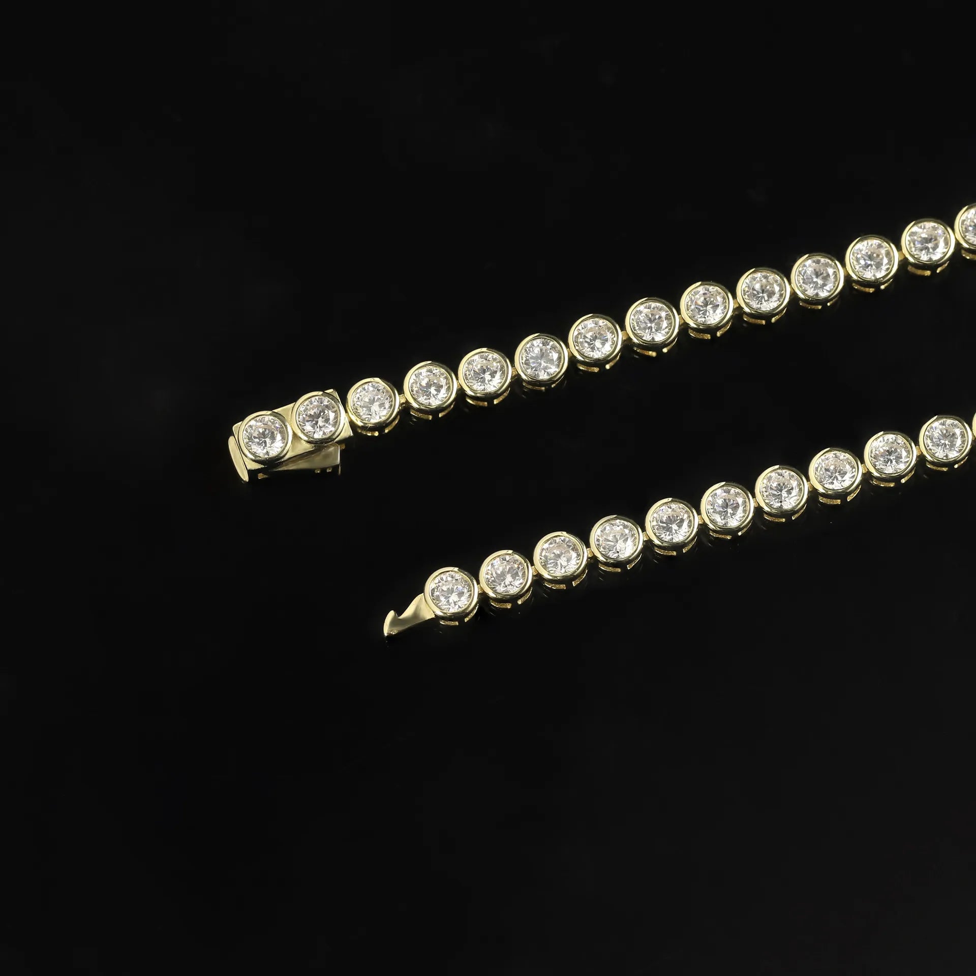 0.1/0.2CT Lab Diamond Bubble Bracelet S925 Silver