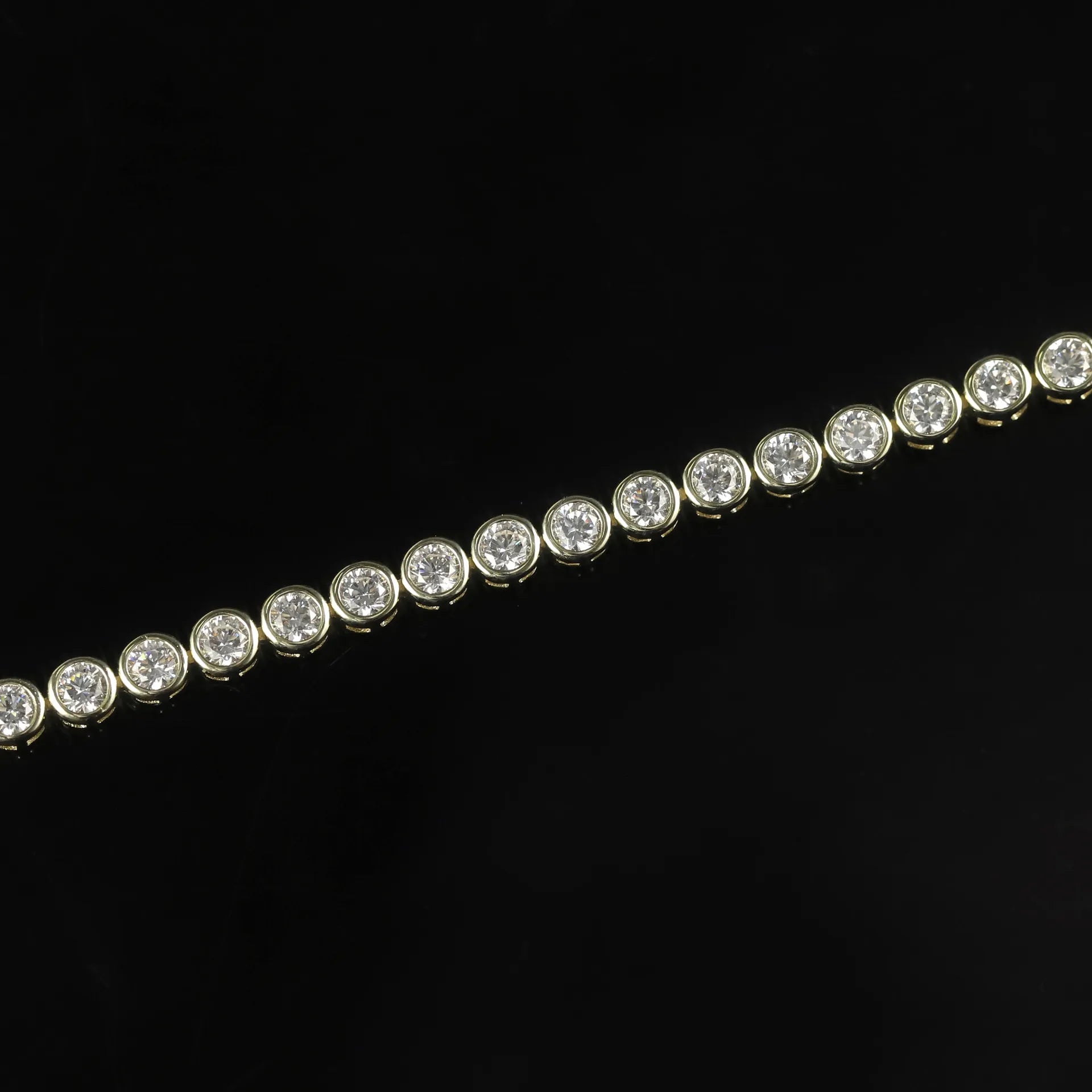 0.1/0.2CT Lab Diamond Bubble Bracelet S925 Silver