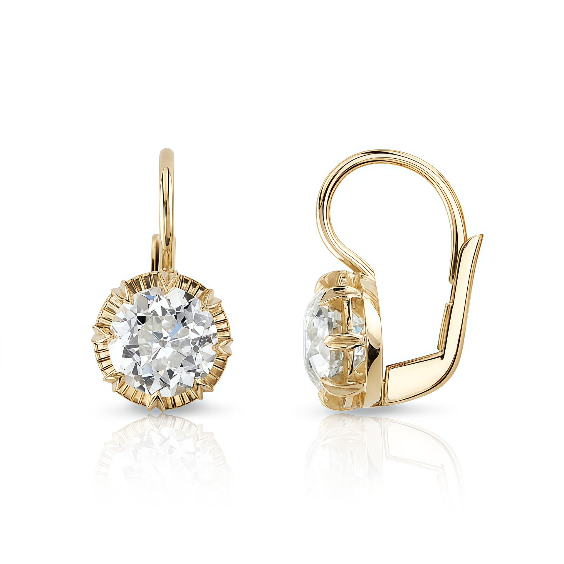 Luxury Moissanite Ring Bracelet Necklace Earring Set S925 Silver