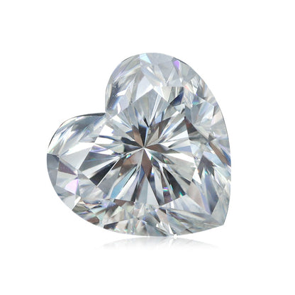 6A Grade Heart Shape D Color Moissanita