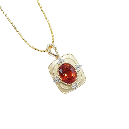 14K Gold 7.9ct Cultivated Fantawild Pendant